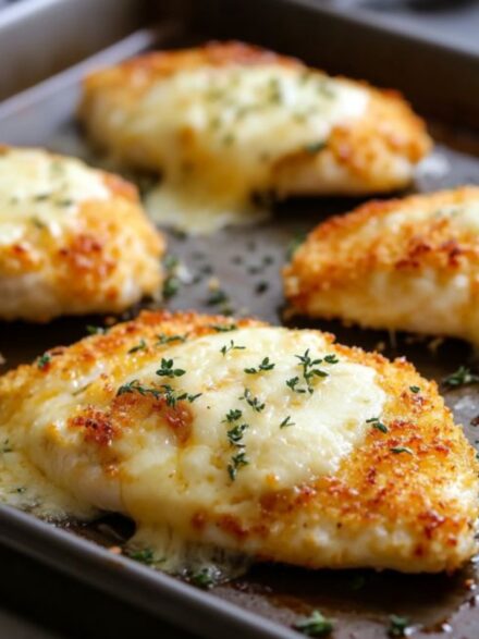 Baked Garlic Parmesan Chicken Cutlets — Crispy, Cheesy, and “Yes Yes Yes!” Good