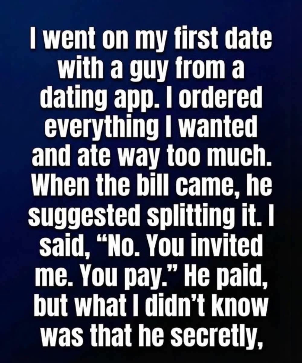 One Date, One Evening, and a Lesson That Stayed With Me