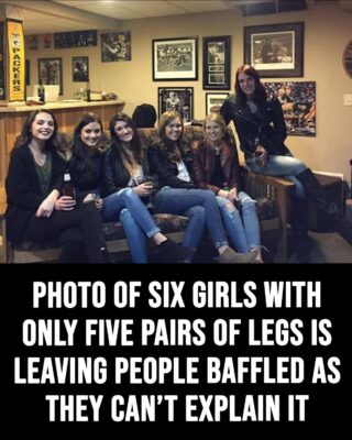 Six Girls, Five Pairs of Legs: The Optical Illusion That’s Leaving People Baffled
