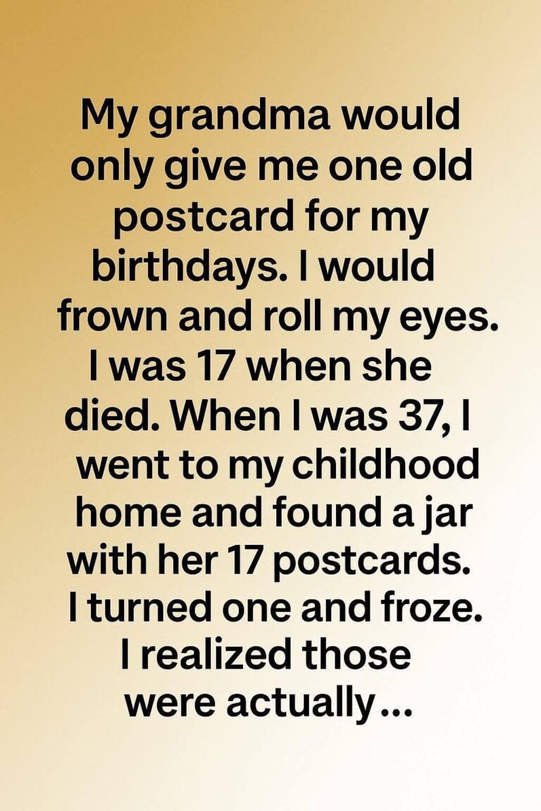 Growing up, every year on my birthday, my grandma would give me an old postcard.