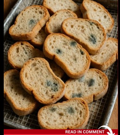 I discovered some bread past its prime in the pantry. My mother-in-law says it’s wasteful to throw it away, yet it doesn’t look good. How should I handle this?