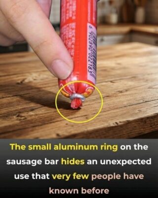 Why Sausage Sticks Have a Small Metal Ring — and What Purpose It Serves