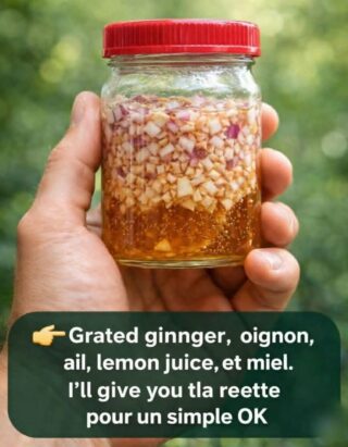 A mixture of ginger, garlic, onion and lemon: purify your body and lungs