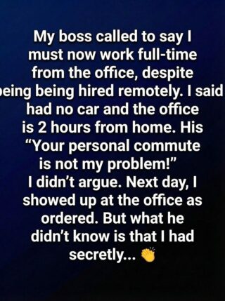 When my boss called me late one afternoon, I expected a routine check-in.