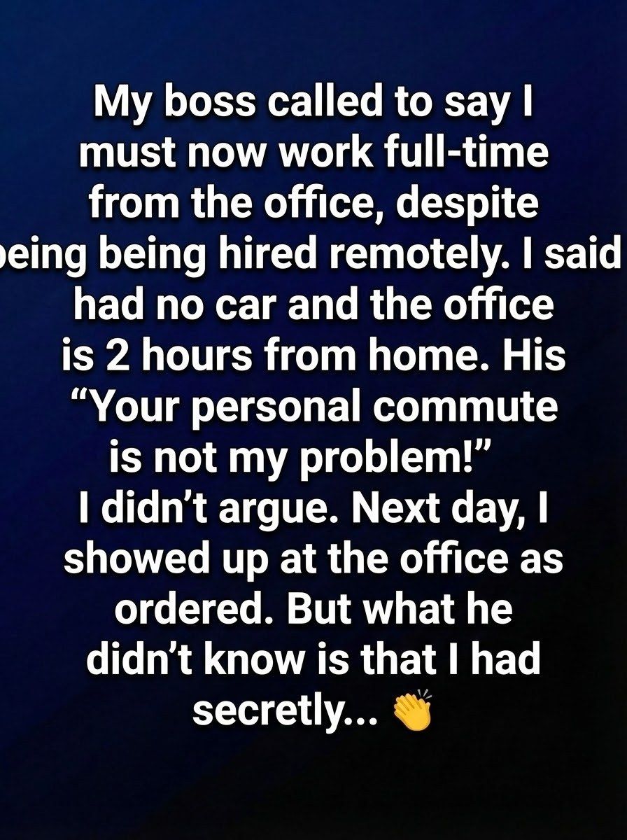 When my boss called me late one afternoon, I expected a routine check-in.