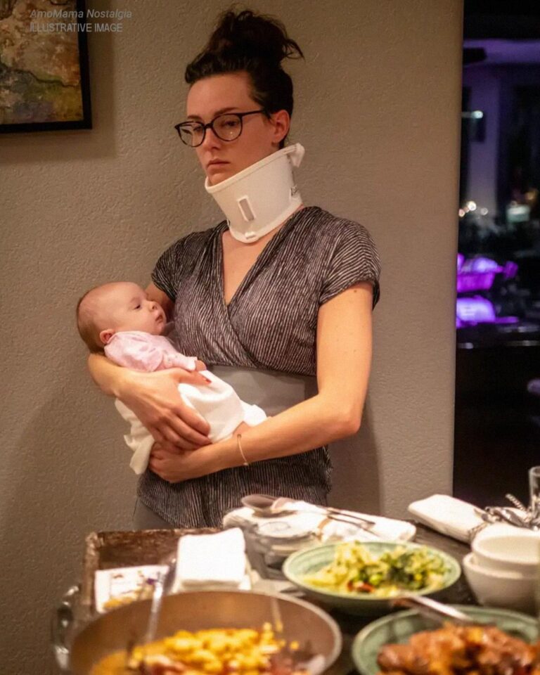 My Husband Forced Me to Host His Guys’ Night While I Was in a Neck Brace – Then His Mother Walked In