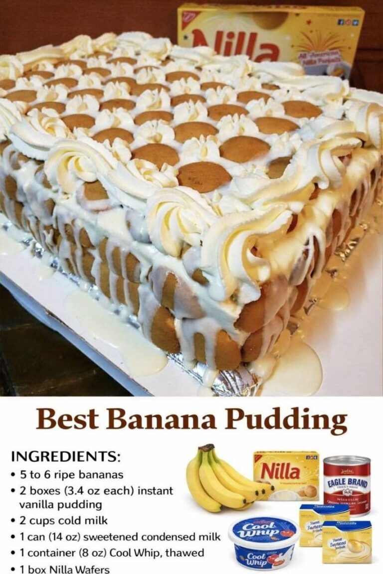 Classic Banana Pudding (Chessmen or Vanilla Wafers)