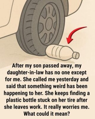 Why Drivers Should Pay Attention to a Plastic Bottle Near Their Tire