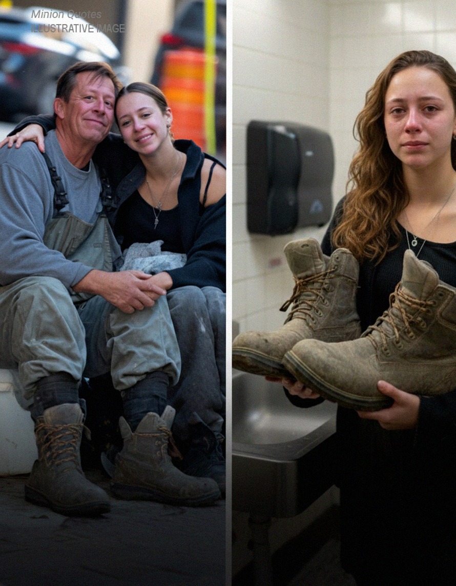 My Stepmom Threw Me Out with Nothing but My Dad’s Old Work Boots After His Death – She Had No Idea What He’d Secretly Glued Inside the Sole