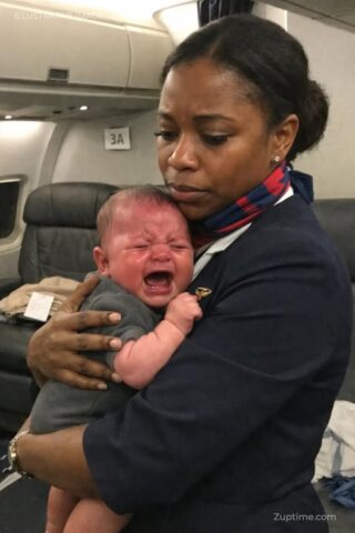 During My Last Flight, I Found A Baby A.b.andoned In Business Class With A Note Beside It
