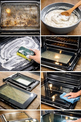 Dirty oven glass: the natural solution to make it shiny and clean as before