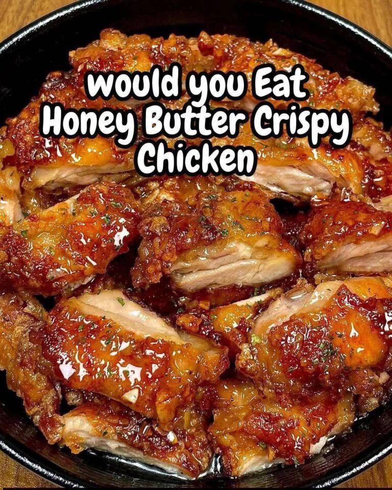 Honey Butter Crispy Chicken is the kind of sweet–savory comfort that makes you close your eyes on the first bite — crunchy golden chicken soaked in warm honey butter that melts right into every crackle. 📝
