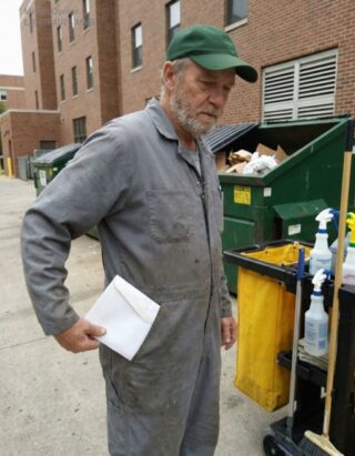 The College Janitor Saw Me Crying over My Tuition Bill and Handed Me an Envelope – When I Opened It and Learned Who He Really Was, I Went Pale