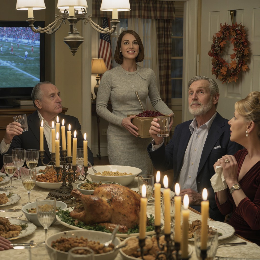 At Thanksgiving, My Father Raised His Whiskey and Announced to 31 People, “I’m Done Pretending She’s My Daughter”—So I Stood Up Smiling, Walked to the Hall Closet,