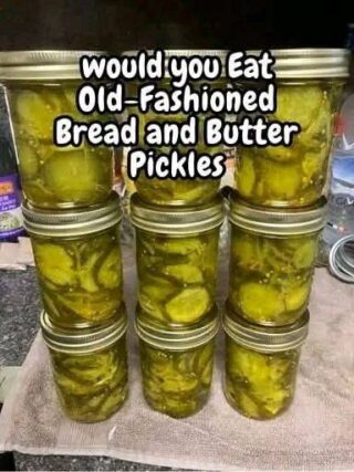 Old-Fashioned Bread and Butter Pickles