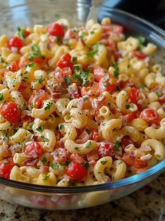 Traditional Amish Macaroni Salad