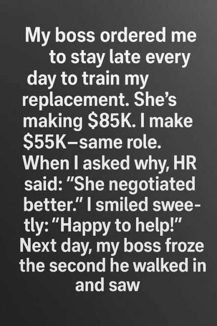 I Was Asked to Train My Higher-Paid Replacement — So I Taught My Boss an Unexpected Lesson