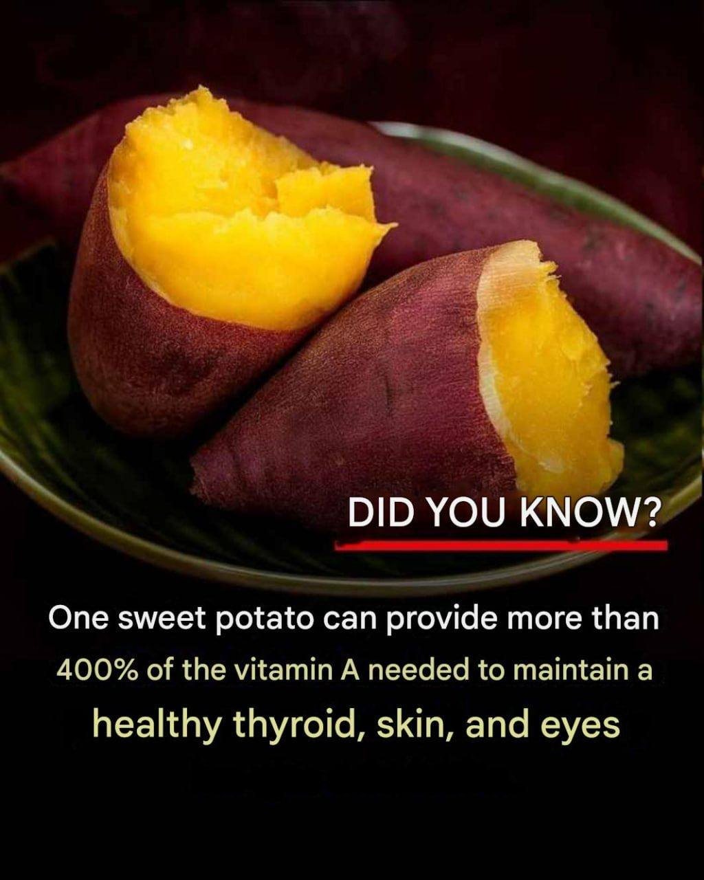 SWEET POTATO: A POWERFUL SOURCE OF VITAMIN A