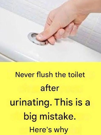 Why Is It Extremely Important Not to Flush the Toilet After Every Urination?