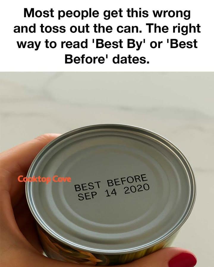 Most people get this wrong and toss out the can. The right way to read ‘Best By’ or ‘Best Before’ dates.Most people get this wrong and toss out the can. The right way to read ‘Best By’ or ‘Best Before’ dates.