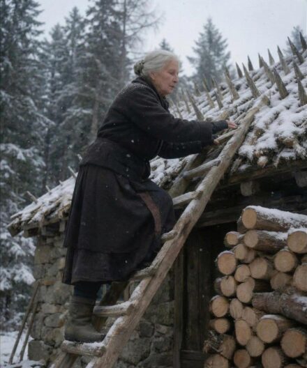 She Spent All Summer Working on Her Roof – When Winter Came, Everyone Finally Understood