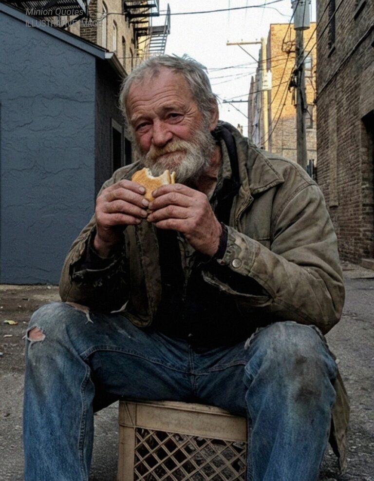 I Shared My Lunch With an Old Man by the Dumpsters — the Next Morning, a Black Limo Pulled Up Beside My Tent