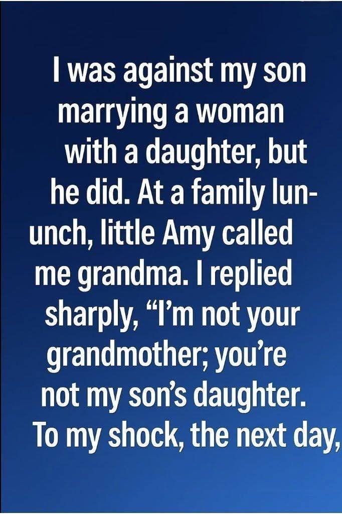 SOTD! I Spoke Too Harshly at Lunch, What Happened the Next Day Broke Me!