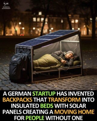 Innovation with Heart: A Backpack That Becomes a Bed!