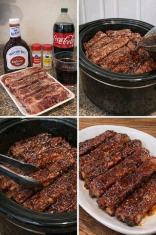 Slow Cooker Barbequed Beef Ribs