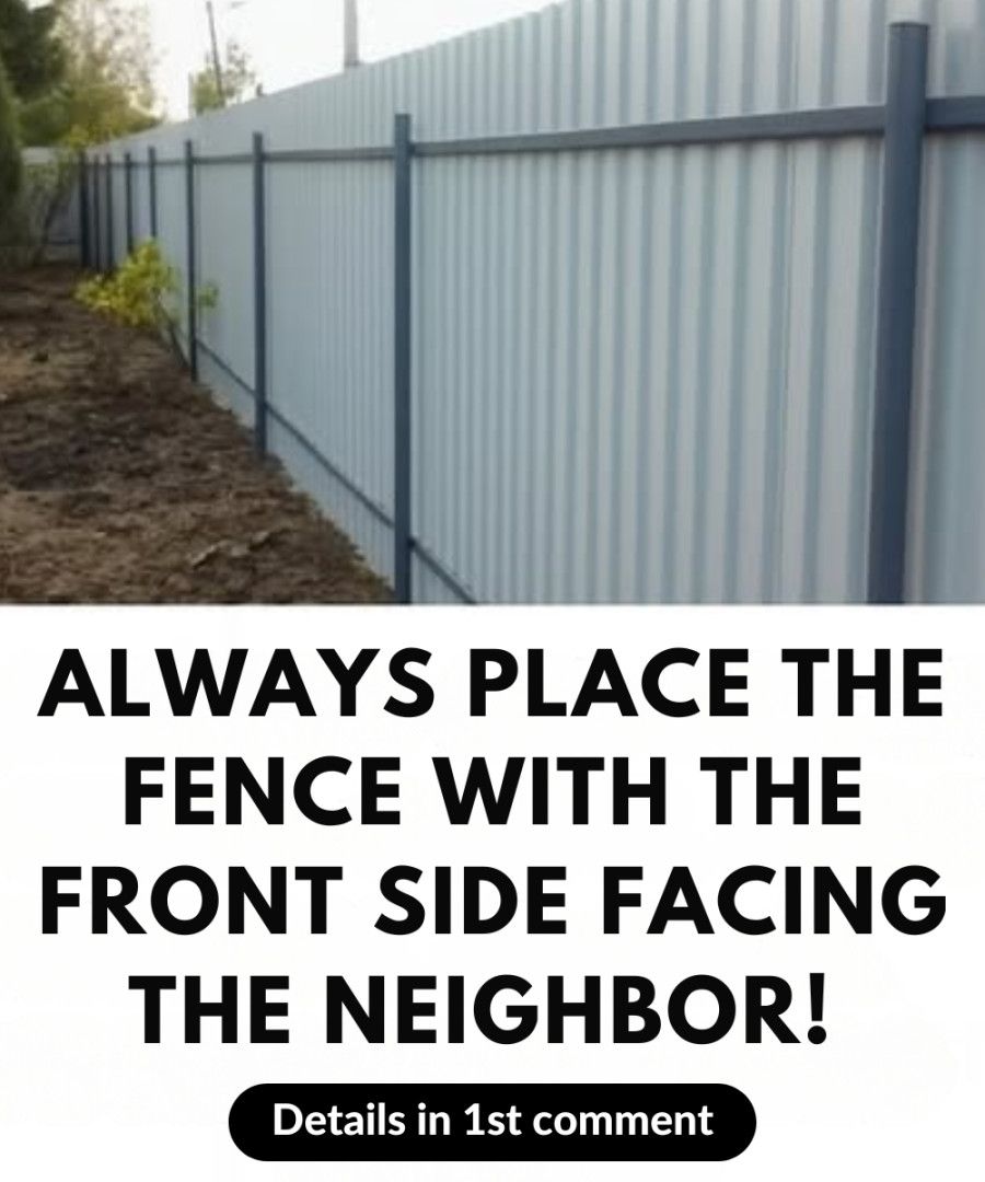 ALWAYS Place Your Fence with the Front Side Facing the Neighbor — Here’s Why