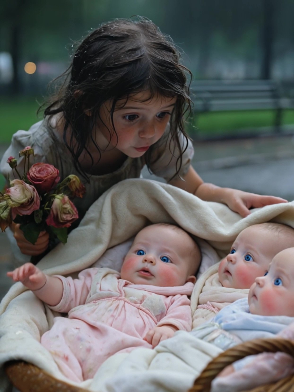 A Poor Girl Took Home Three Abandoned Babies… What Happened Months Later Sh0cked the Entire City