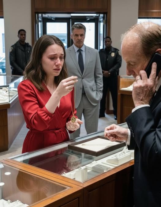 After the divorce, I walked out with a cracked phone and my mother’s old necklace—my last chance to pay rent. The jeweler barely glanced at it… then his hands froze.