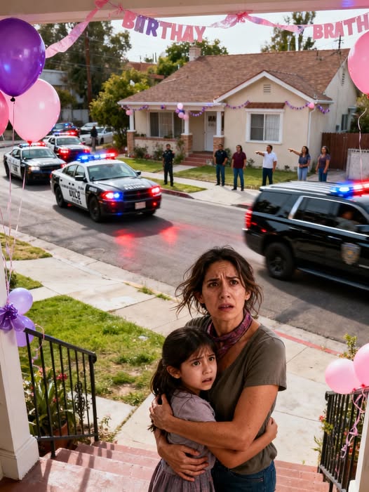 My husband yelled at me on the phone, ‘Grab the girl and run now!’ — Ten minutes later, the police surrounded the entire house