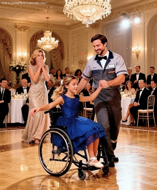 Single Dad Janitor Dances With a Disabled Girl, Not Knowing Her Wealthy Mother Is Standing Right There