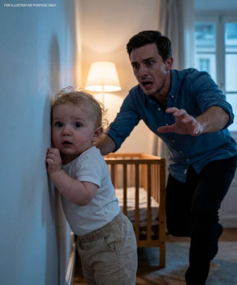 Every hour, a toddler pressed his face to the same wall, and his father assumed it was a harmless phase until the child finally whispered three chilling words that revealed a deeply unsettling truth.