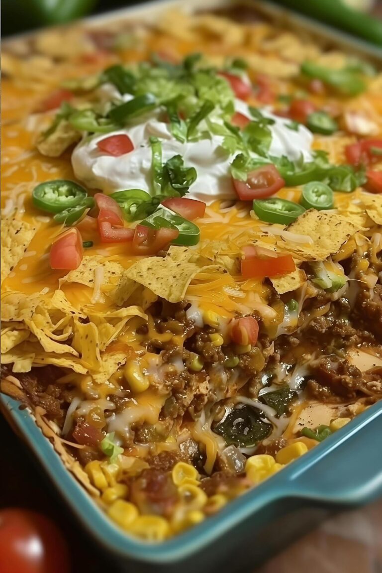 Walking Taco Casserole