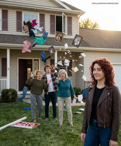 My mother gave me 24 hours to leave so my sister could move in, threatening eviction. The next day, they threw my things onto the lawn. I walked away laughing—I’d prepared a month earlier, and they were about to be stunned.