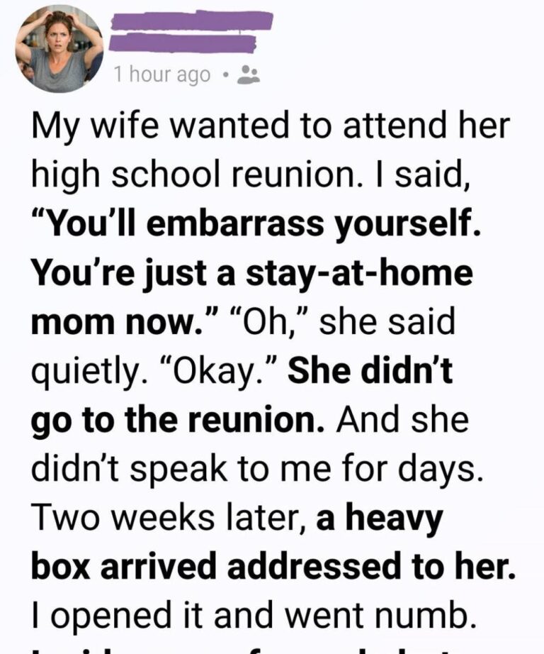 Thought She Did “Nothing” All Day — Then a Single Box Proved Me Wrong