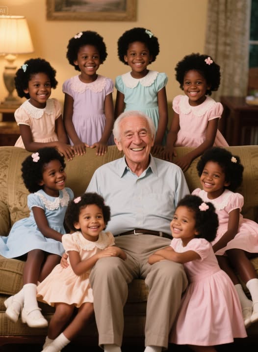 In 1979, He Adopted Nine Black Baby Girls No One Wanted — What They Became 46 Years Later Will Leave You Speechless…
