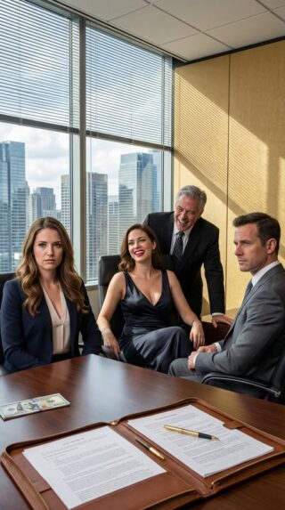 My stepsister stole my husband, believing he was the CEO of a $2 billion furniture company. At the final settlement meeting, she tossed me $100 and sneered, “Take a cab back to your parents’ house. Goodbye.” Then my lawyer suddenly burst out laughing—because the real CEO was…