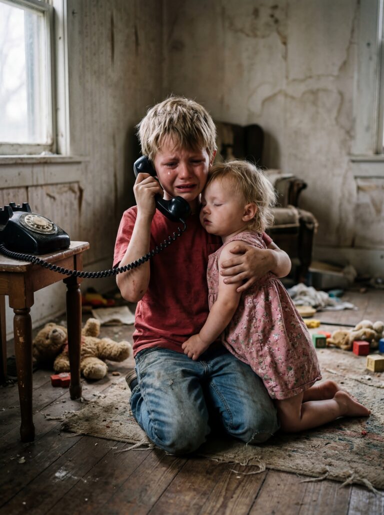 “Dad… My Little Sister Won’t Wake Up. We Haven’t Eaten In Three Days,” A Little Boy Whispered — His Father Rushed Over To Take Them To The Hospital, Only To Discover The Truth About Where Their Mother Had Been