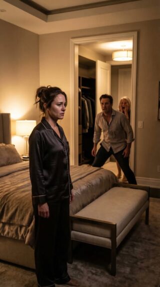“Where is the $300,000 from your card?! My mother said you withdrew everything!” my husband yelled as he burst in at night. I silently turned on the bedroom light. What he saw made his knees buckle — and his mother screamed in horror.