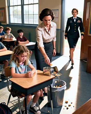 ‘You Don’t Need to Eat Today,’ She Said — But She Never Expected a Mother in Uniform to Walk Through That Classroom Door and Turn a Dismissed Lunchbox Into a Reckoning That Changed an Entire School Forever