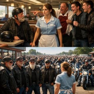 Waitress Saved an Elderly Biker From Teen Bullies and Was Fired. 2 Hours Later, 500 Bikers Showed Up…