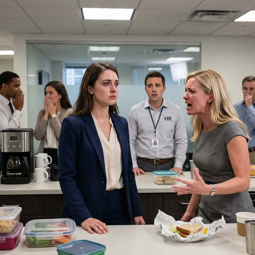 She stole my lunch twelve times. HR did nothing so I made her a special sandwich. She ate every bite. Avocado destroys careers.