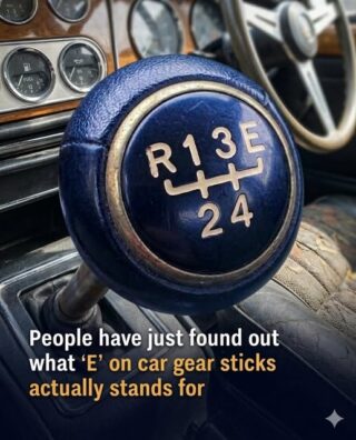 What the “E” on Older Car Gear Sticks Meant and Why It Disappeared