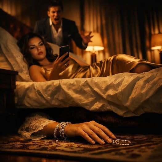On my wedding night, I hid under the bed to play a prank on my husband, but someone else came into the room and put their phone on speakerphone. What I heard next chilled me to the bone…