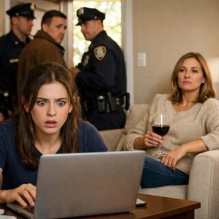 At family dinner, my father locked the doors, slid a steak knife toward me, and said, “Transfer the $3.8 million, or else.” Mom watched, nodding. My sister was already on my laptop, using a forged ID to drain my life savings “for the family.” They thought they were seconds from being rich again. What they didn’t know? The “bank” site she logged into wasn’t connected to money at all—it was connected to the state police…