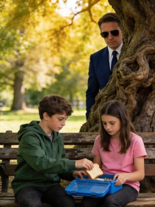 HE FOLLOWED HIS SON AFTER SCHOOL EXPECTING A CHILDISH LIE… BUT WHAT HE FOUND ON A PARK BENCH BLEW OPEN A SECRET THAT COULD DESTROY TWO FAMILIES