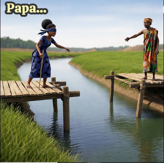 He Took His Blind Daughter To A Bridge, What Happened Next Shocked The Village…